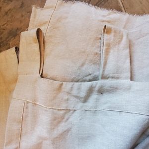 IKEA Lenda Curtain Panels 55x90 Taupe/Beige Color